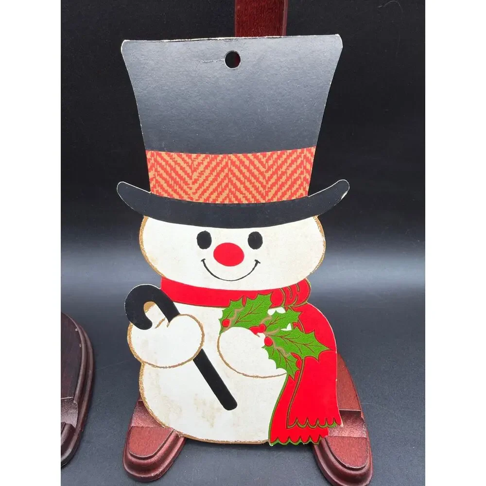 Teddy Huggles Halloween Bear Pumpkin Die Cut Decoration 16” Vintage double sided